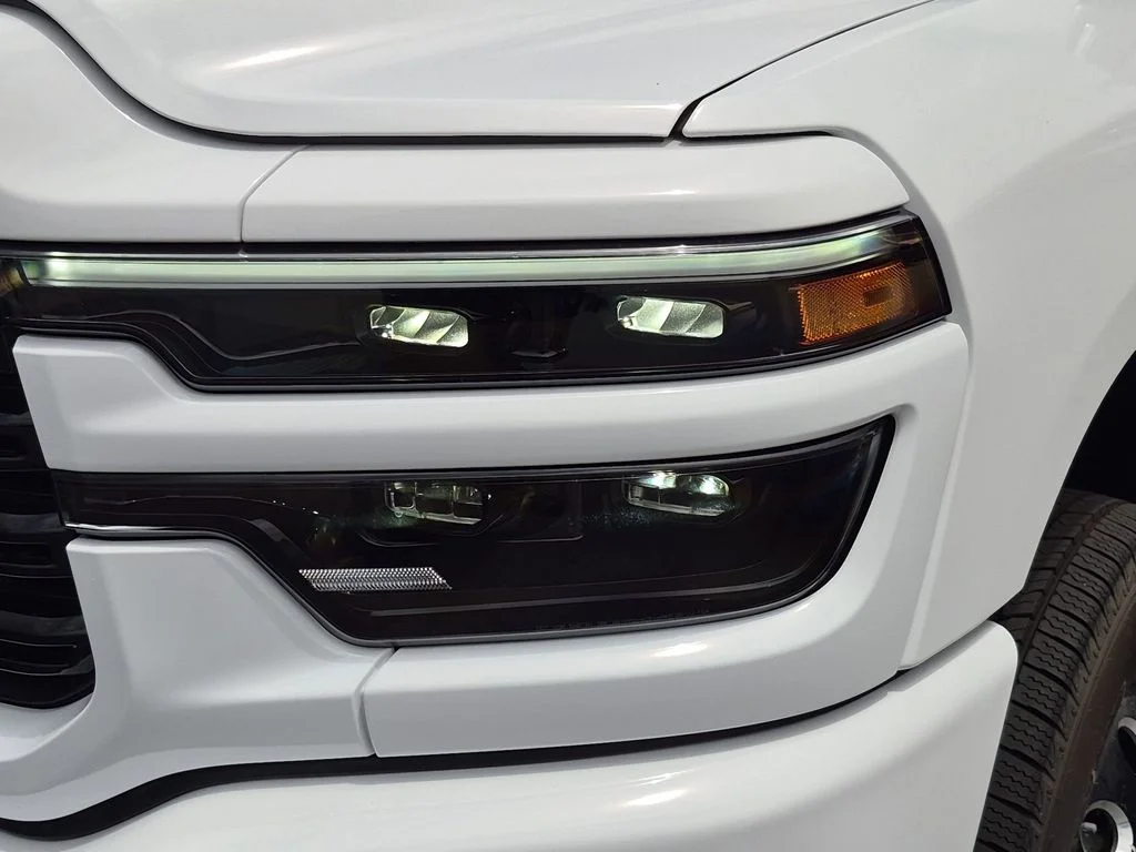 New 2026 Bright White Clear-Coat Exterior Paint RAM Laramie image 10