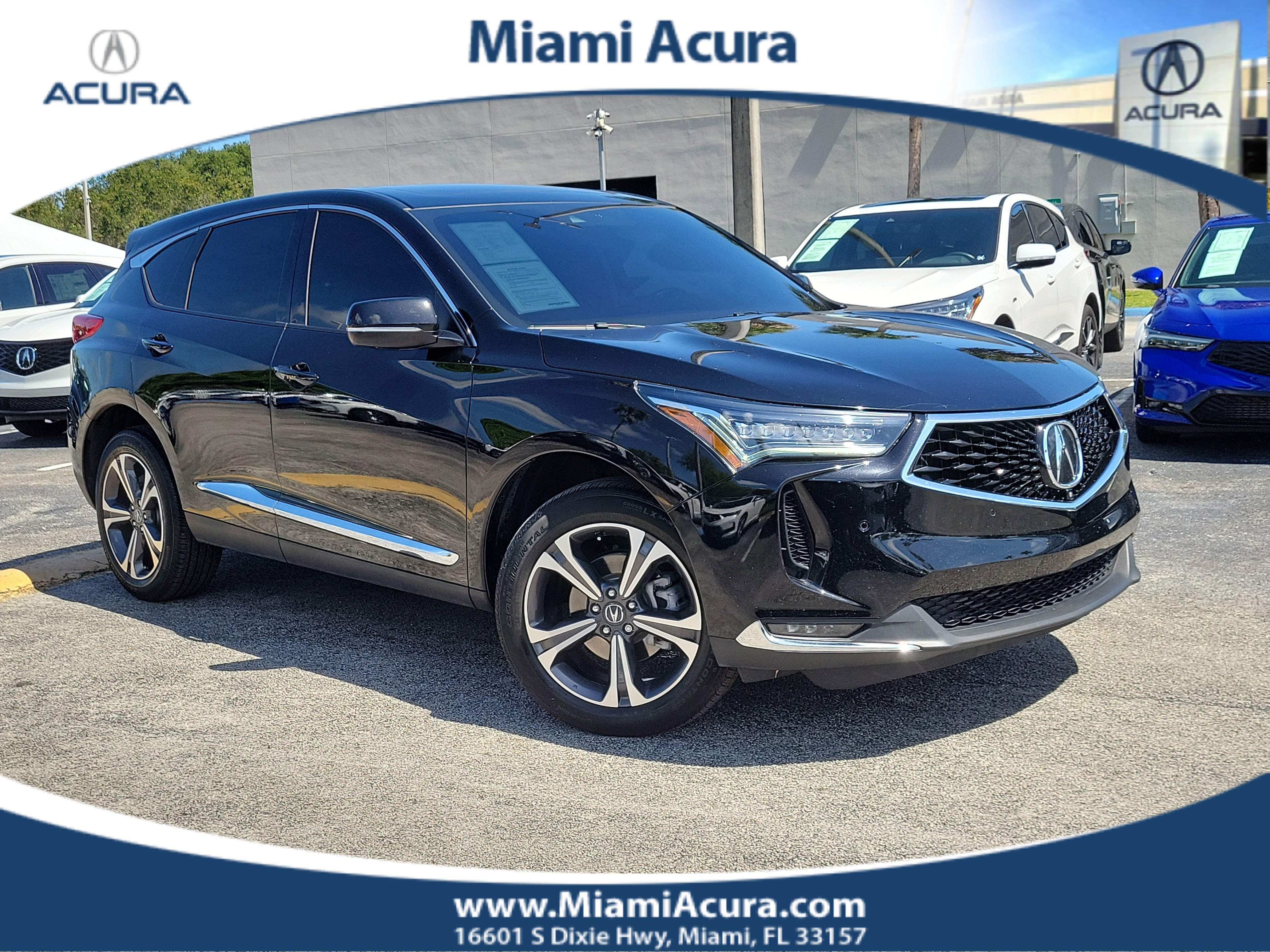Used 2024 Black Acura Advance Package SH-AWD image 1