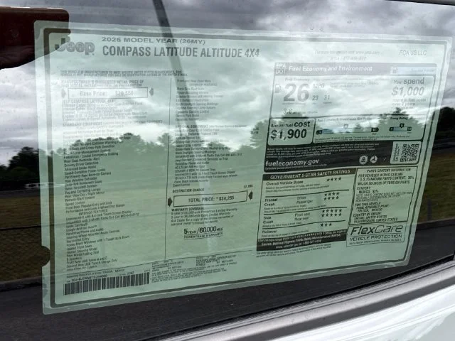 New 2026 Sting-Gray Clearcoat Jeep Latitude image 9