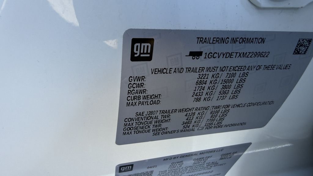 Used 2021 White Chevrolet LT image 6