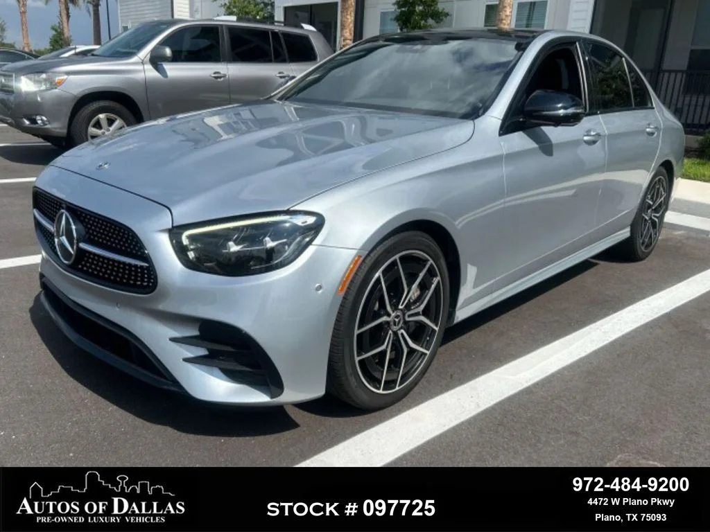 Used 2022 Silver Mercedes-Benz E 350 image 1