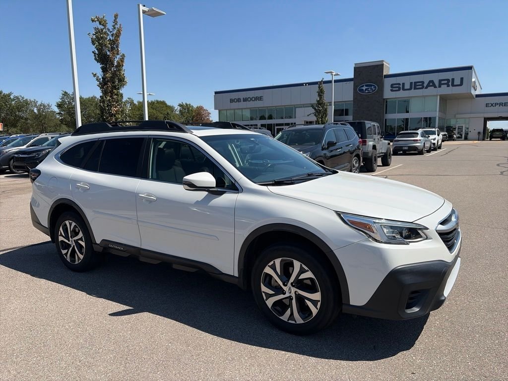 Used 2021 White Subaru Limited XT image 1