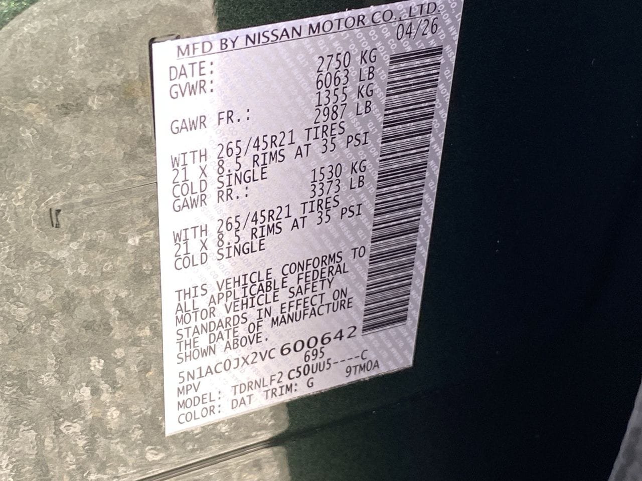 2027 INFINITI QX65 Autograph - Photo 33