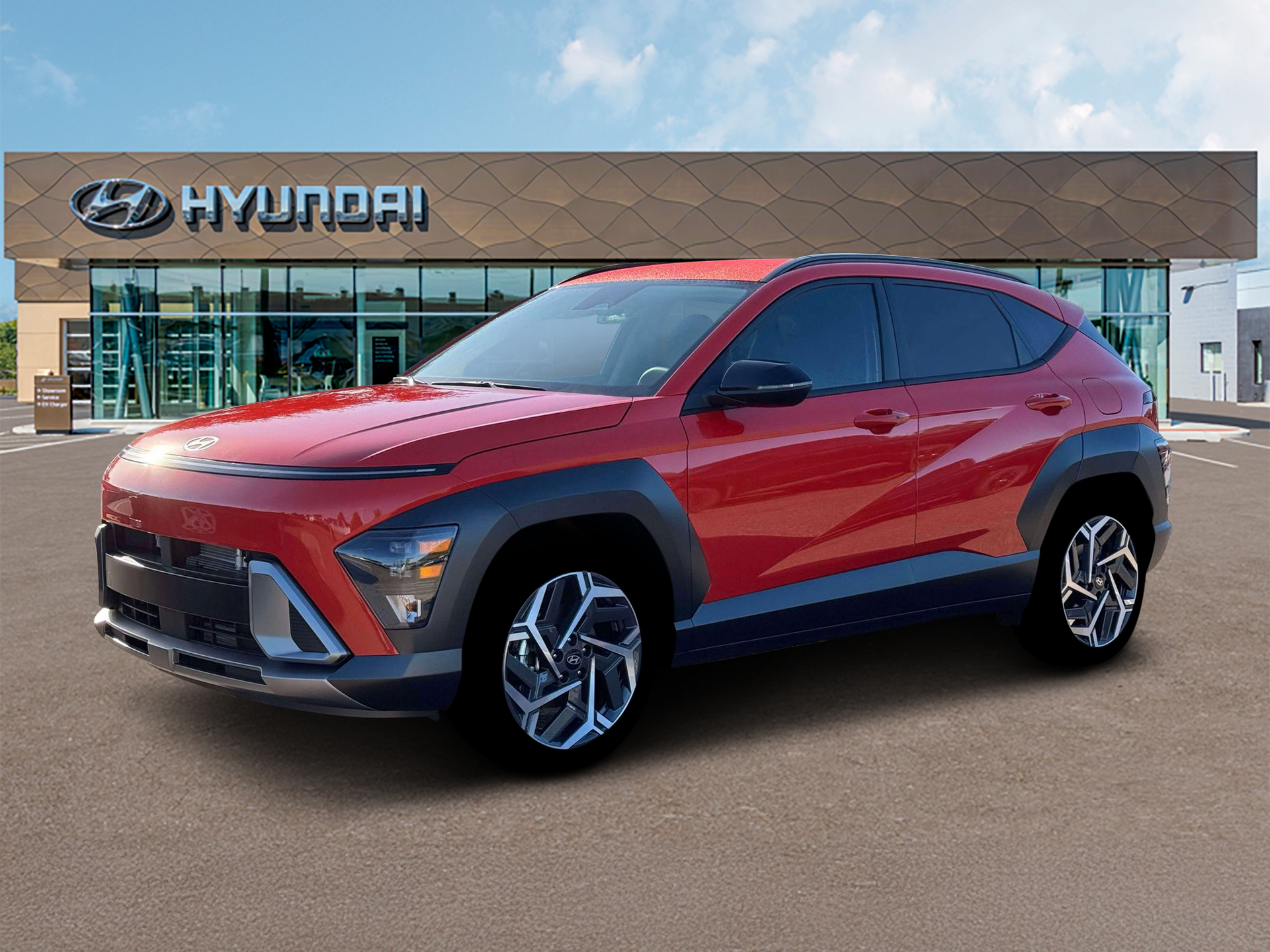 New 2026 Orange Hyundai SEL Premium FWD image 2