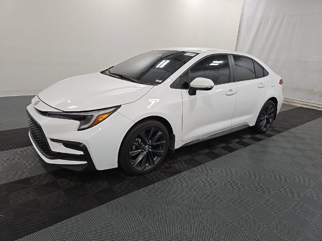 Used 2024 White Toyota SE image 1