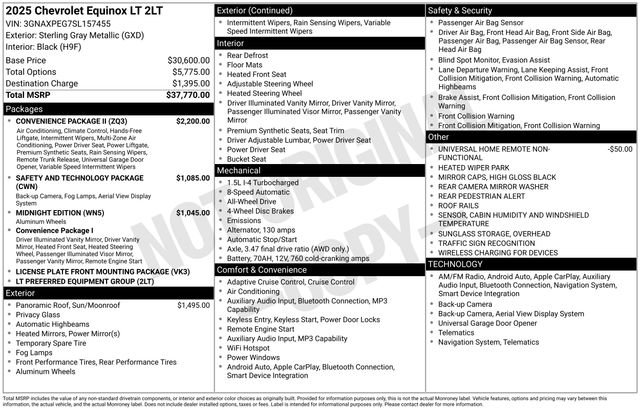 Used 2025 Gray Chevrolet LT image 19