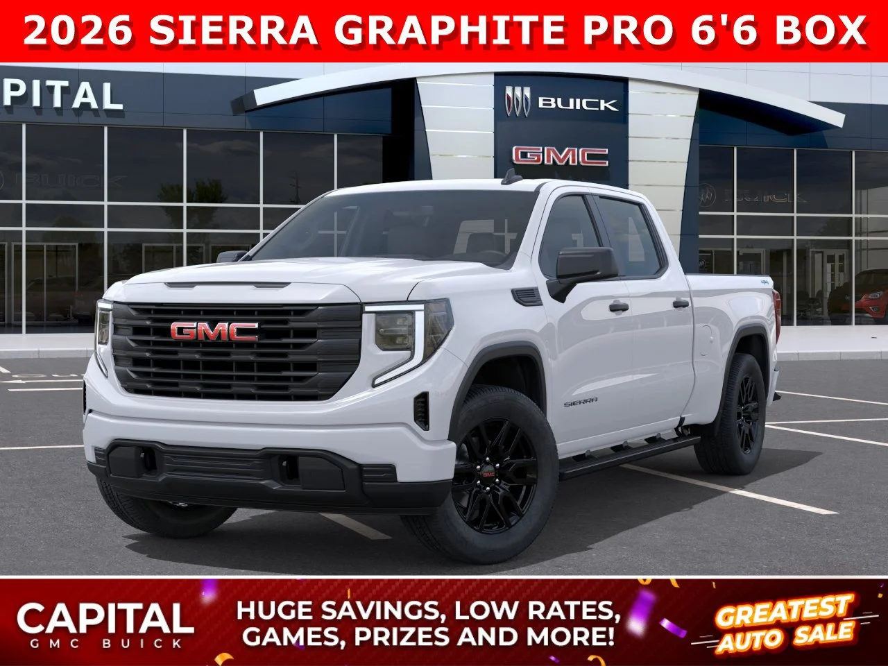 New 2026 Summit White GMC Pro image 1