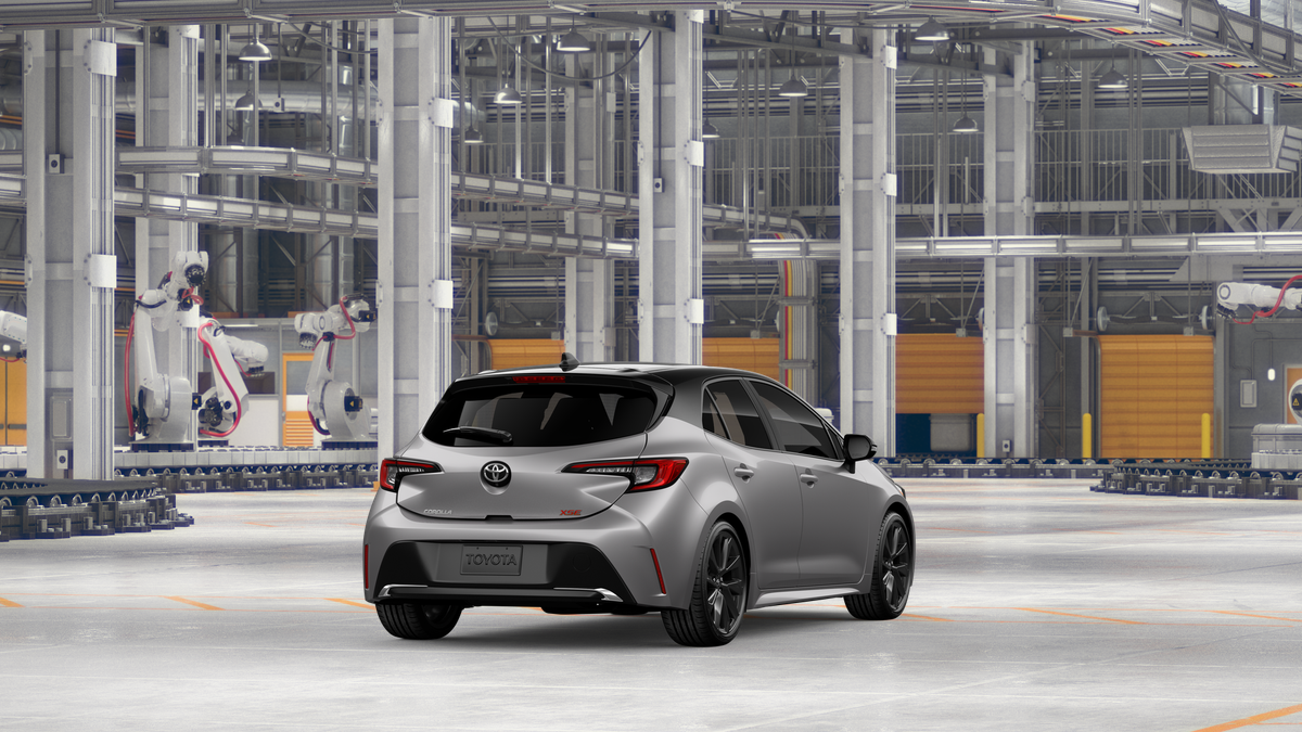 New 2027 Classic Silver Metallic with Black roof Toyota XSE image 9