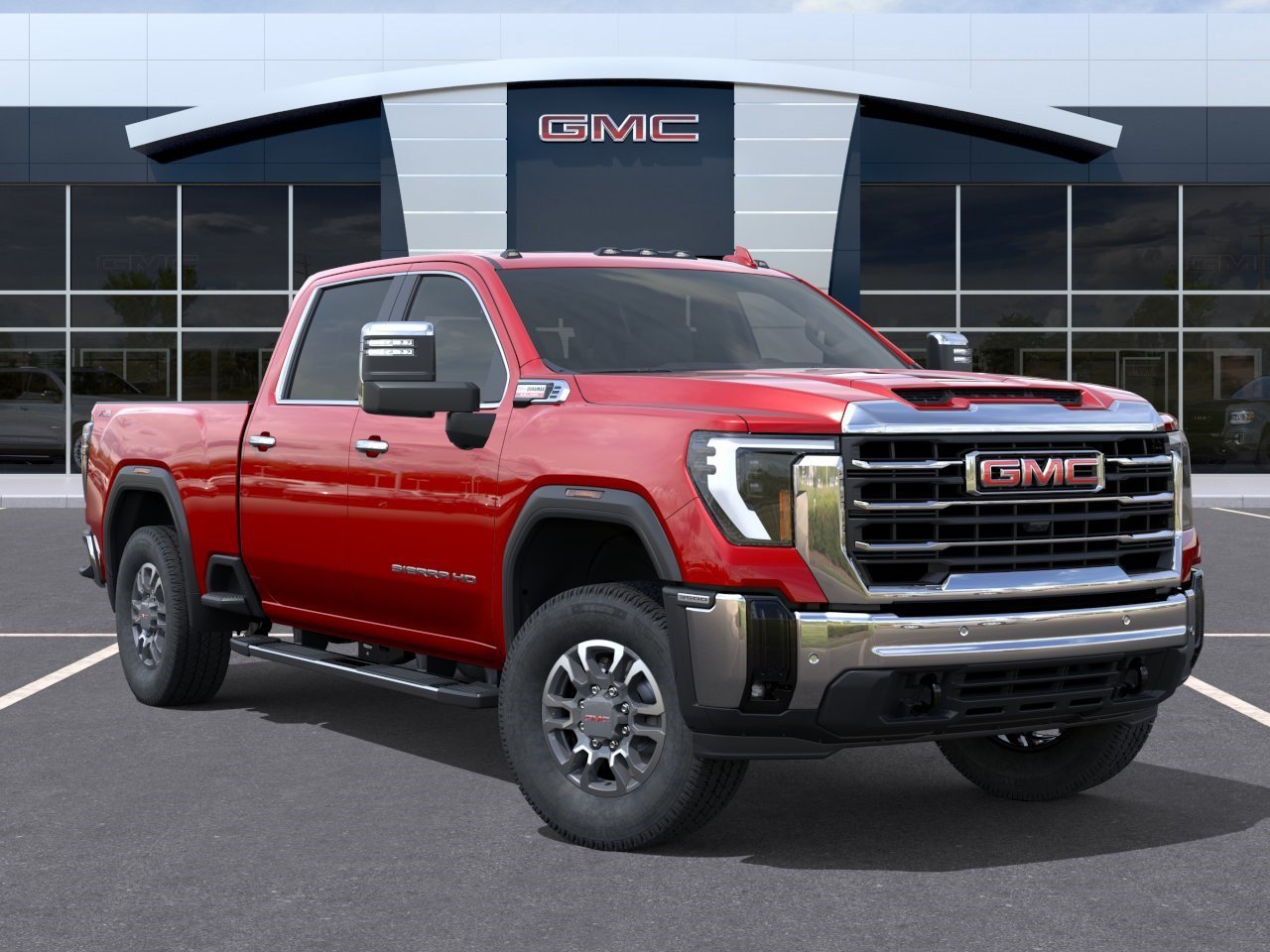 New 2026 Volcanic Red Tintcoat GMC SLT image 7
