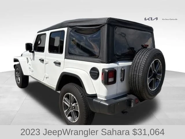 Used 2023 White Jeep Sahara image 6