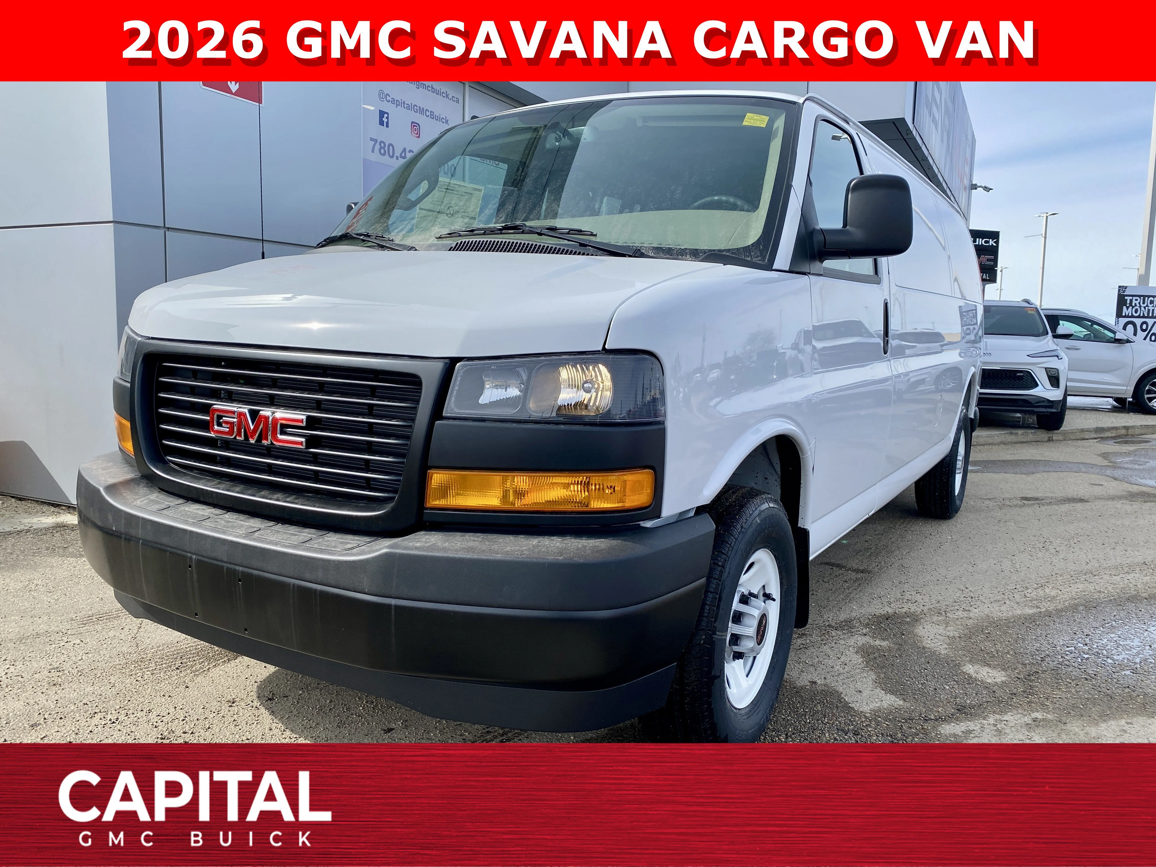 New 2026 Summit White GMC RWD 3500 155 image 1