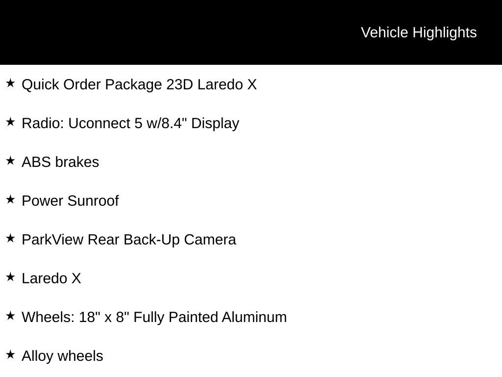 Used 2024 Red Jeep Laredo X image 3