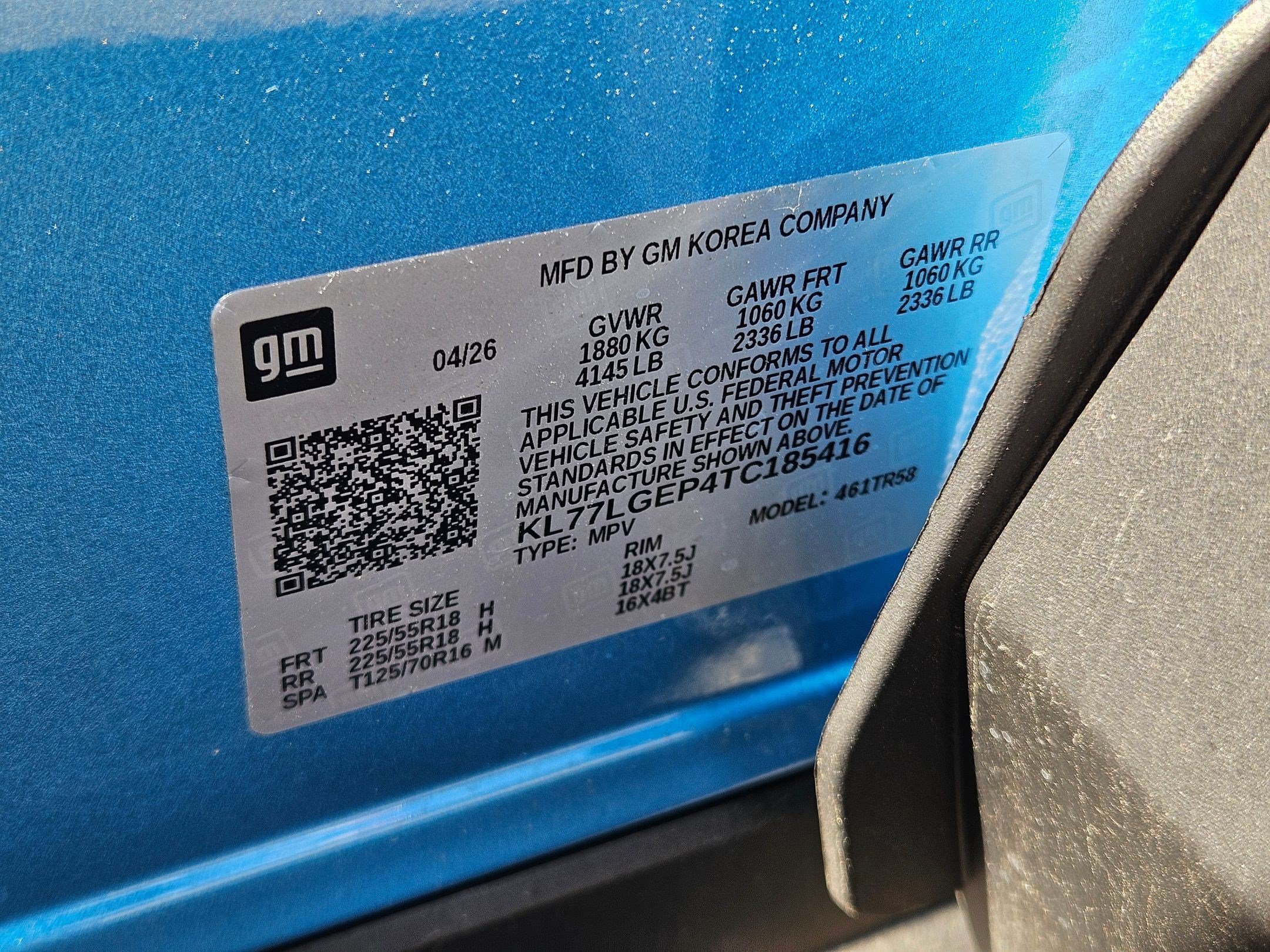 New 2026 Marina Blue Metallic Chevrolet 1RS image 16