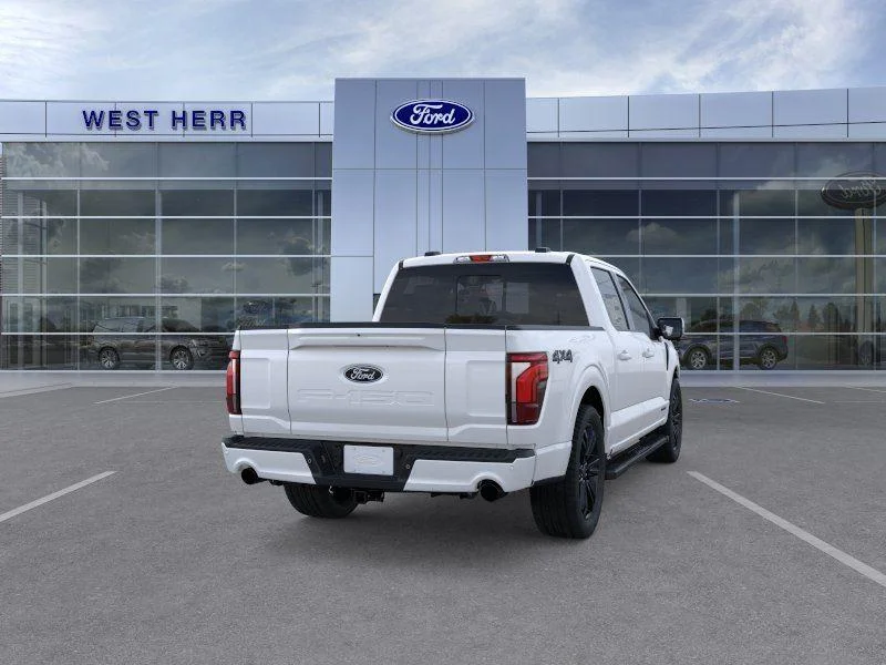 New 2026 Star White Metallic Tri-Coat Ford Lariat® image 8