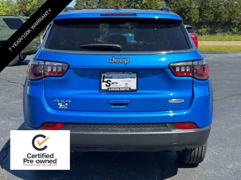Certified Used 2023 Blue Jeep Latitude image 5