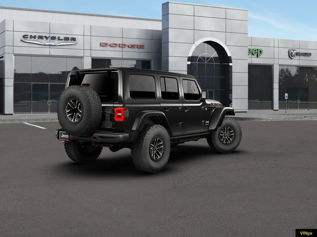 New 2026 Black Clear-Coat Exterior Paint Jeep Rubicon X image 7