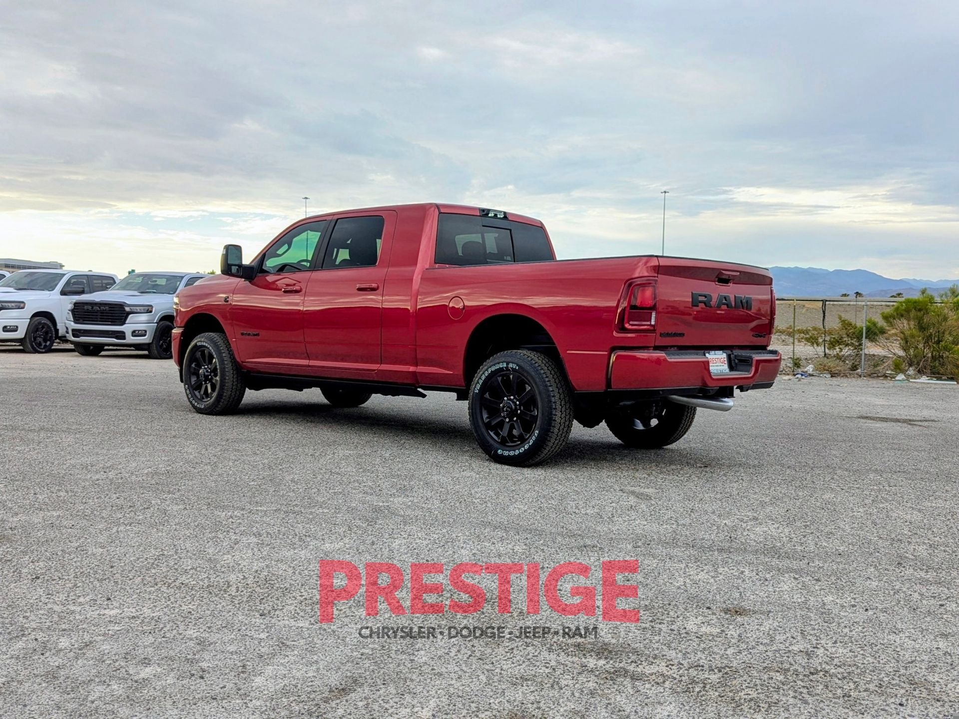 New 2026 Molten Red Pearl-Coat Exterior Paint RAM Laramie image 8