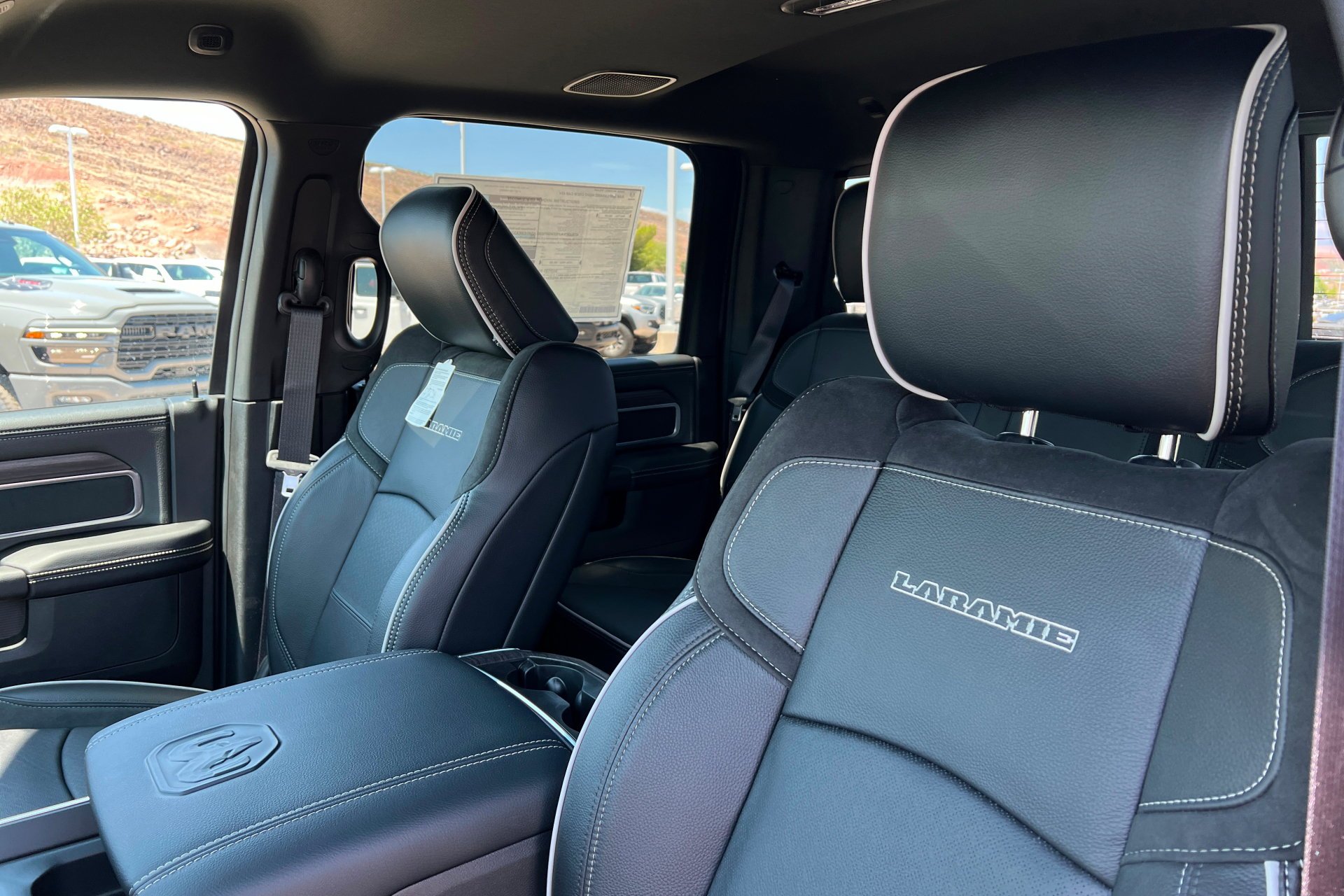 New 2026 Ceramic Gray Clear-Coat Exterior Paint RAM Laramie image 17