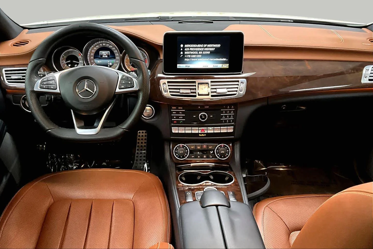 Used 2018 designo Diamond White Metallic Mercedes-Benz CLS 550 image 16