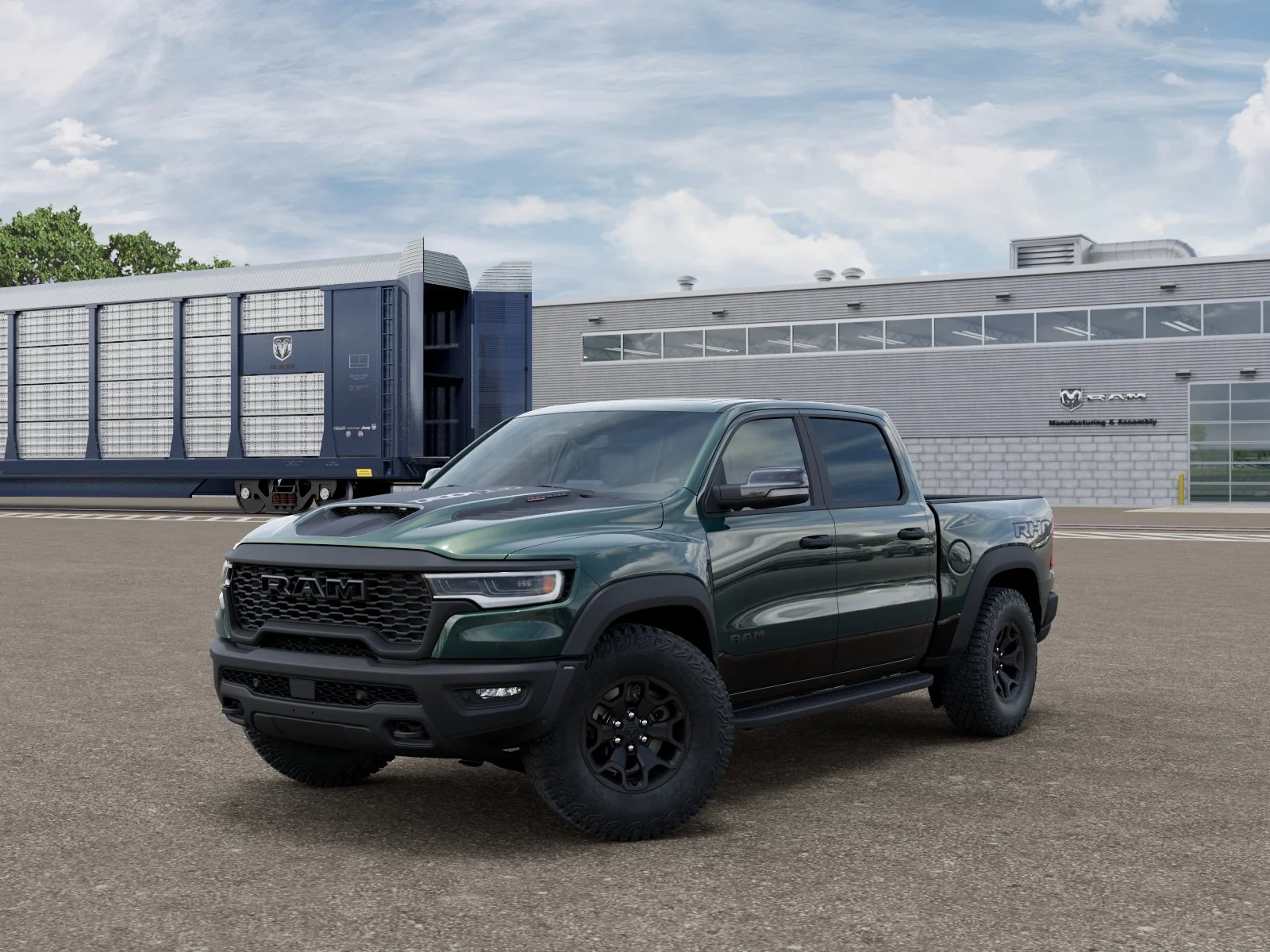 New 2026 Serrano-Green Metallic Exterior Paint RAM RHO image 1