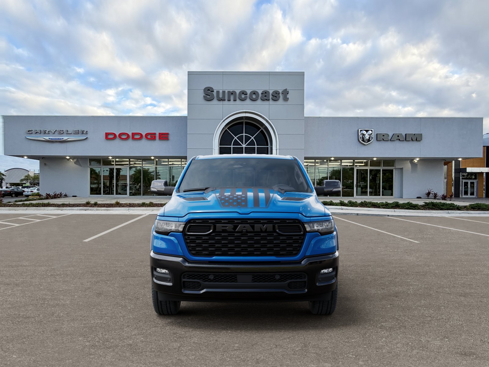 New 2026 Hydro Blue Pearl-Coat Exterior Paint RAM Big Horn/Lone Star image 38