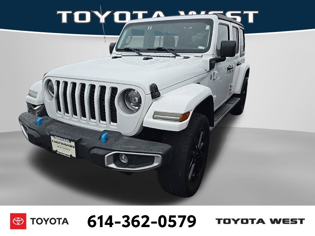 Used 2023 White Jeep Sahara 4xe image 3
