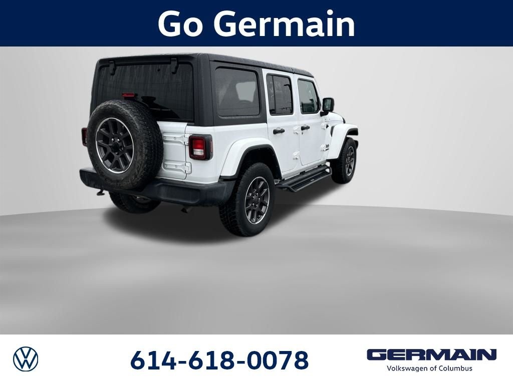Used 2021 White Jeep Unlimited Sport image 7
