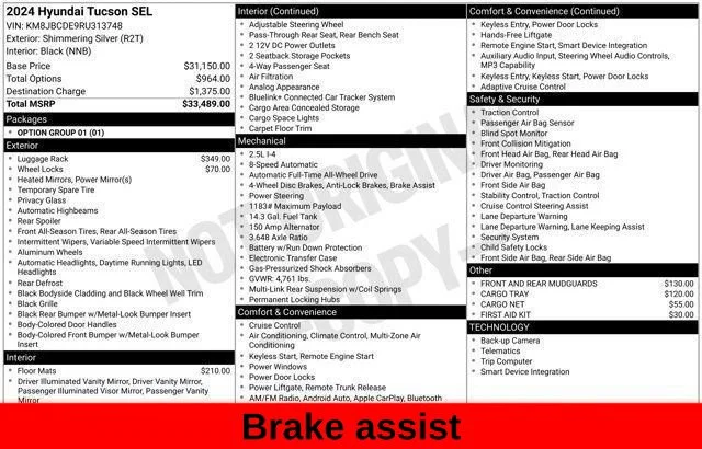 Used 2024 Silver Hyundai SEL image 39