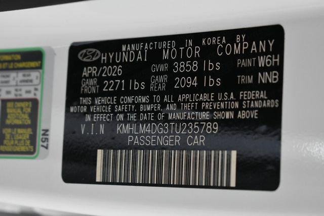 New 2026 White Hyundai SEL Sport image 86