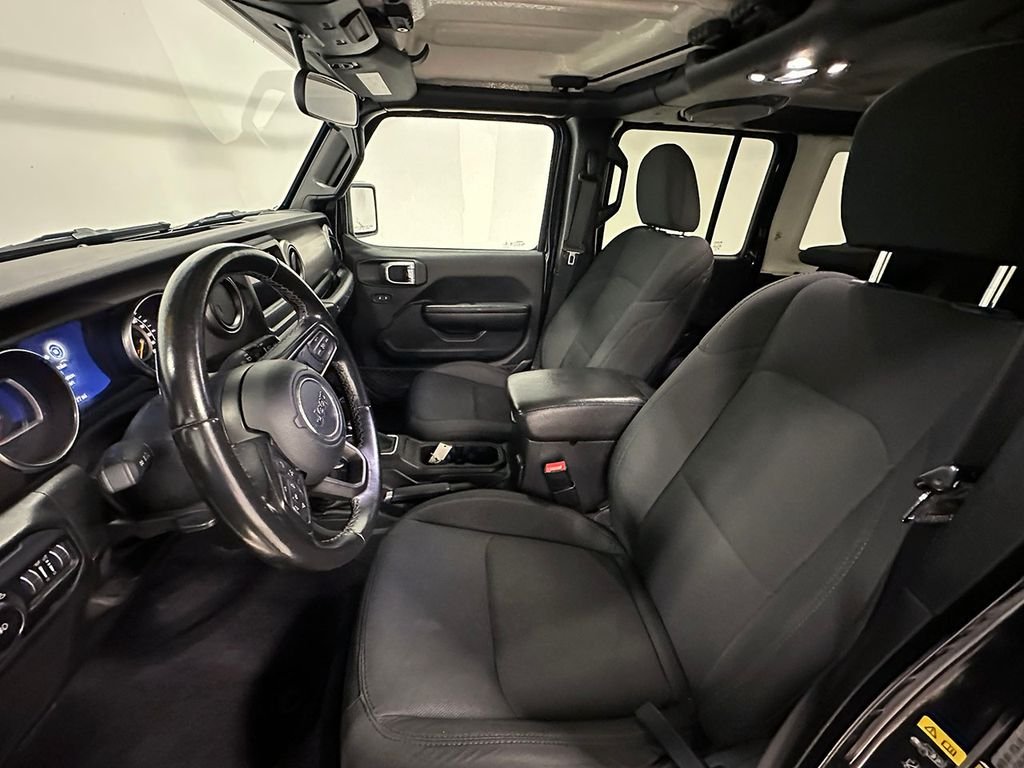 Used 2021 Black Jeep Unlimited Sport S image 3
