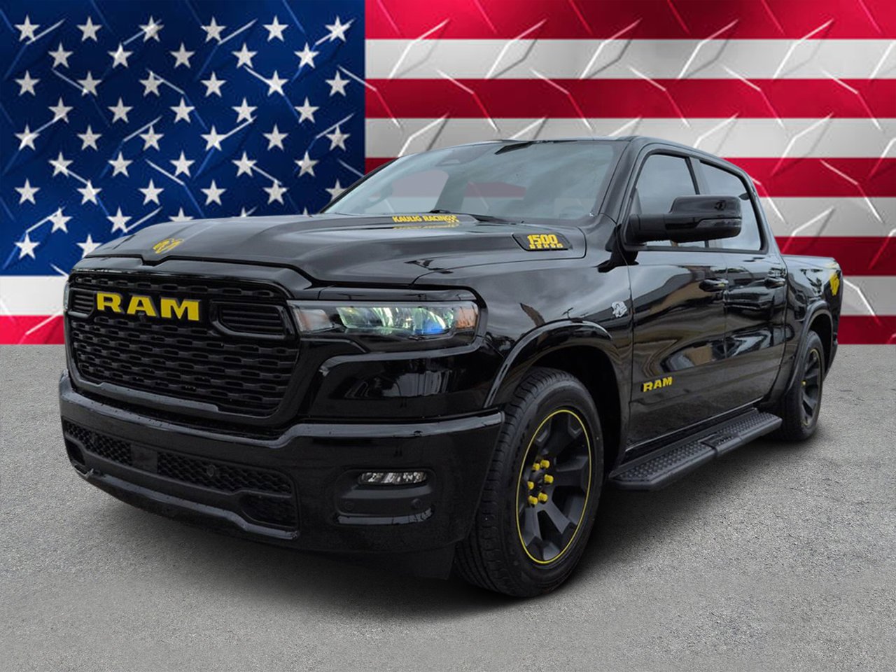 New 2026 Diamond Black Crystal Pearlcoat RAM Big Horn image 7