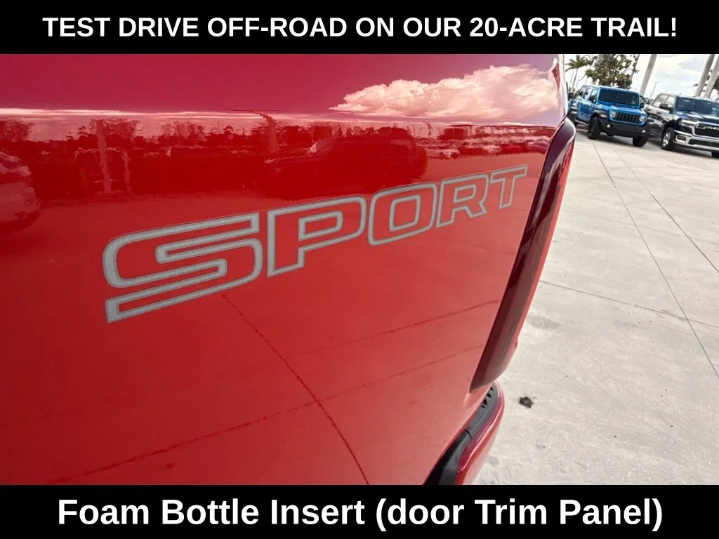 New 2026 Flame Red Clear-Coat Exterior Paint RAM Laramie image 37