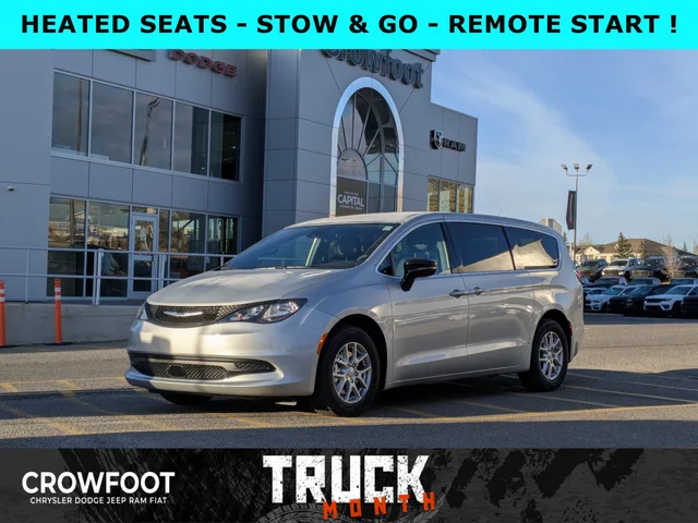2026 Chrysler Grand Caravan SXT - - Stow n Go Seats - Power Sliding Doors - 10.1 Touchscreen - Heated Seats & More