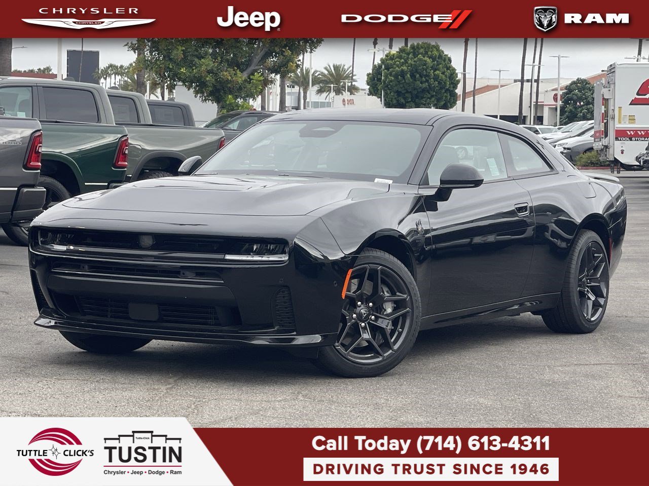 New 2026 Diamond Black Crystal Pearlcoat Dodge Scat Pack image 1