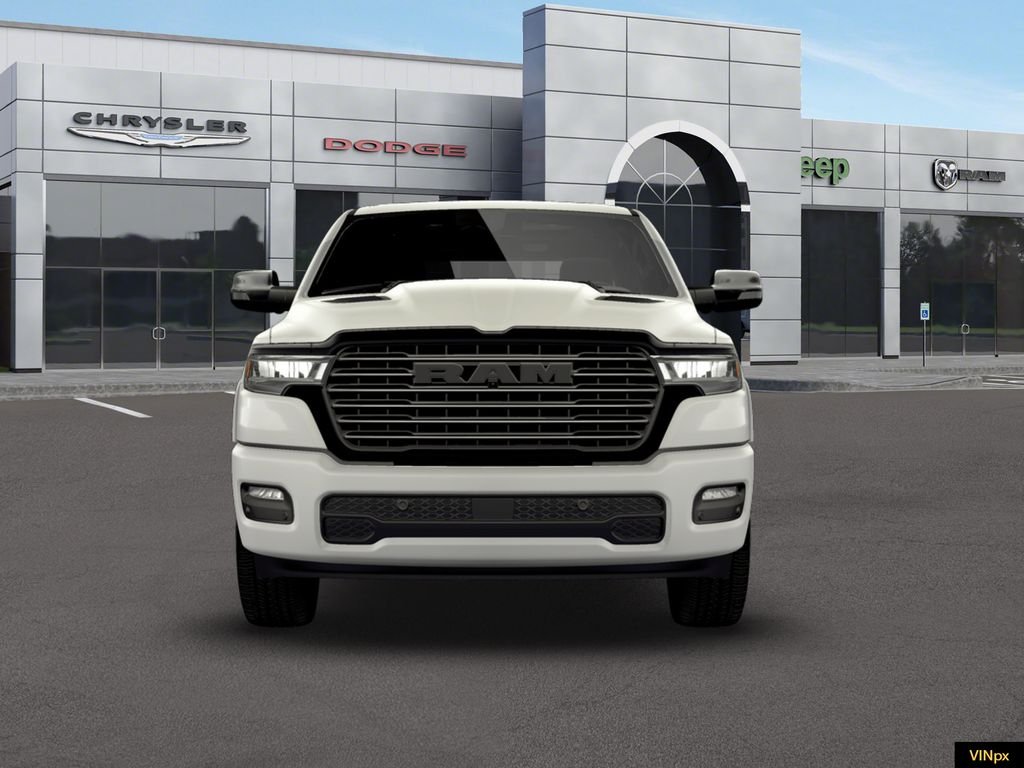New 2026 Bright White Clear-Coat Exterior Paint RAM Laramie image 7