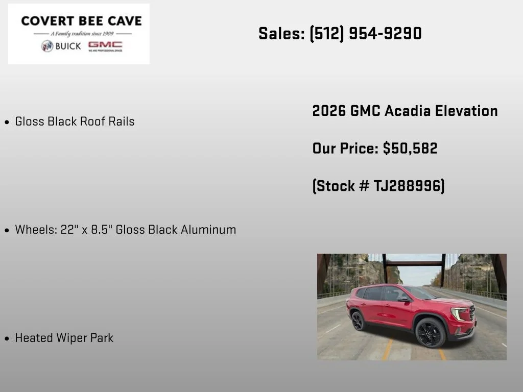 New 2026 Volcanic Red Tintcoat GMC Elevation image 18