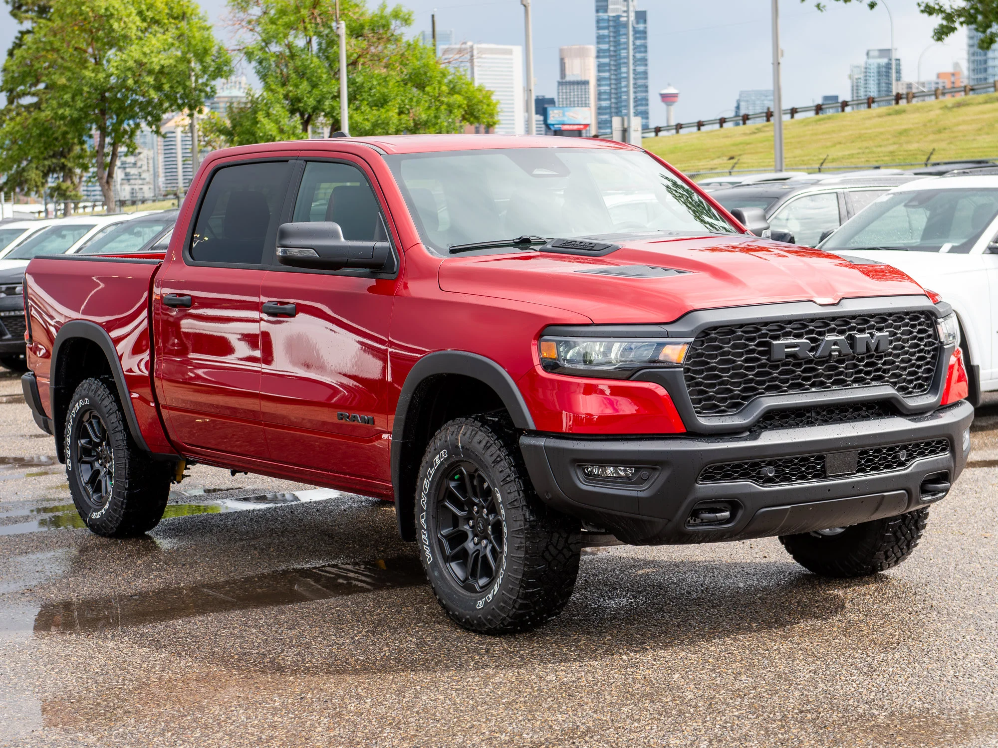 New 2026 Red RAM Rebel* Crew Cab 4x4, 33 Inch A/T Tires, Alpine Audio, Nav, Heated Seats/Wheel image 9