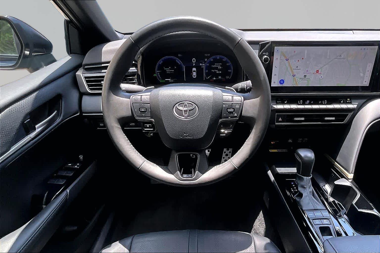 Used 2025 Midnight Black Metallic Toyota XSE image 6