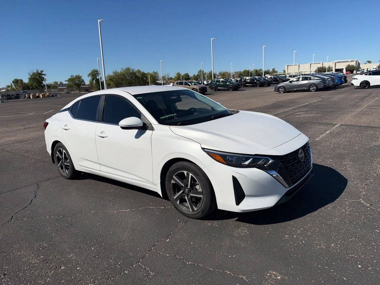 Used 2024 Aspen White Tricoat Nissan SV image 2