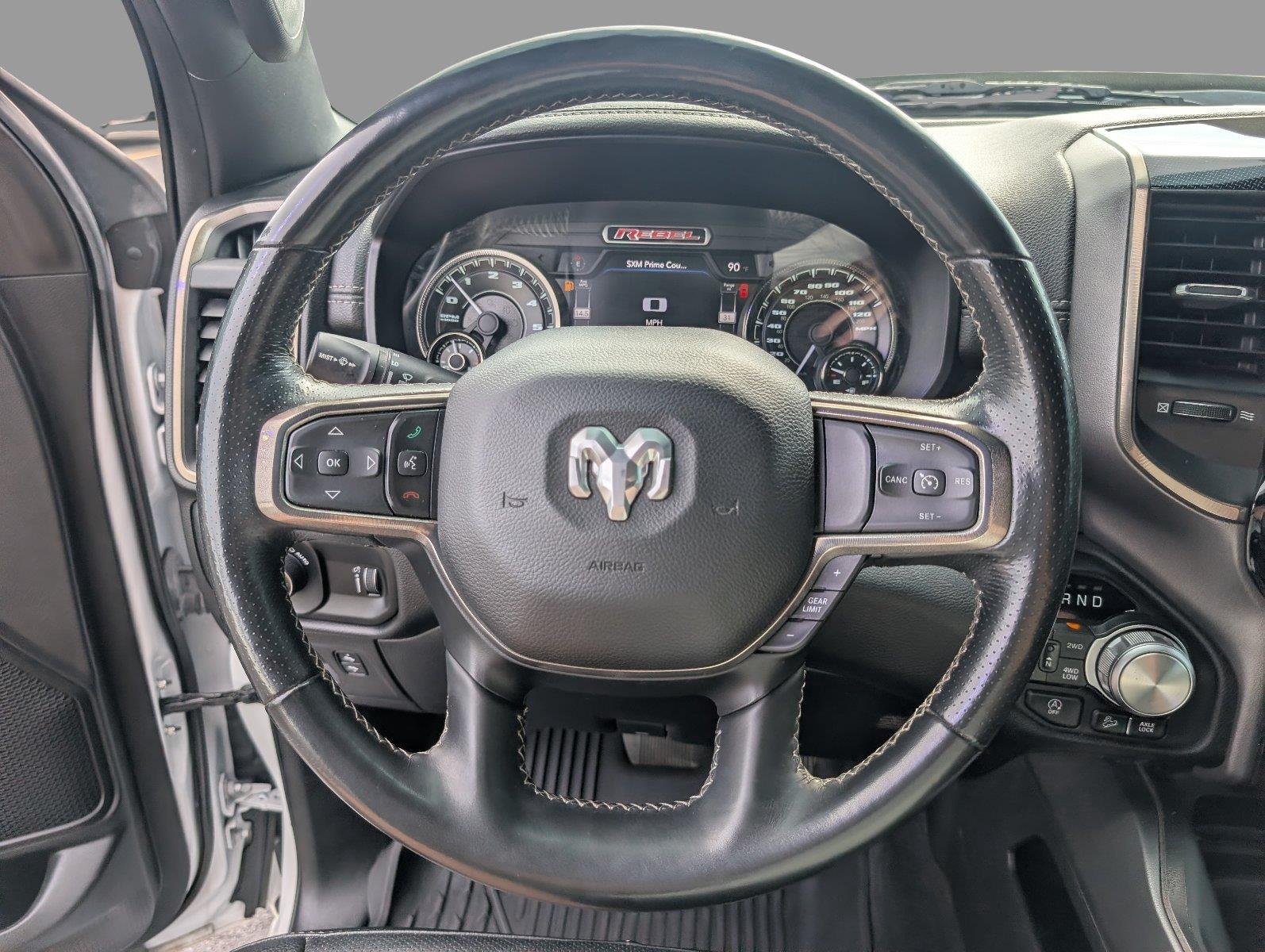 Used 2021 Bright White Clearcoat Ram Rebel image 28