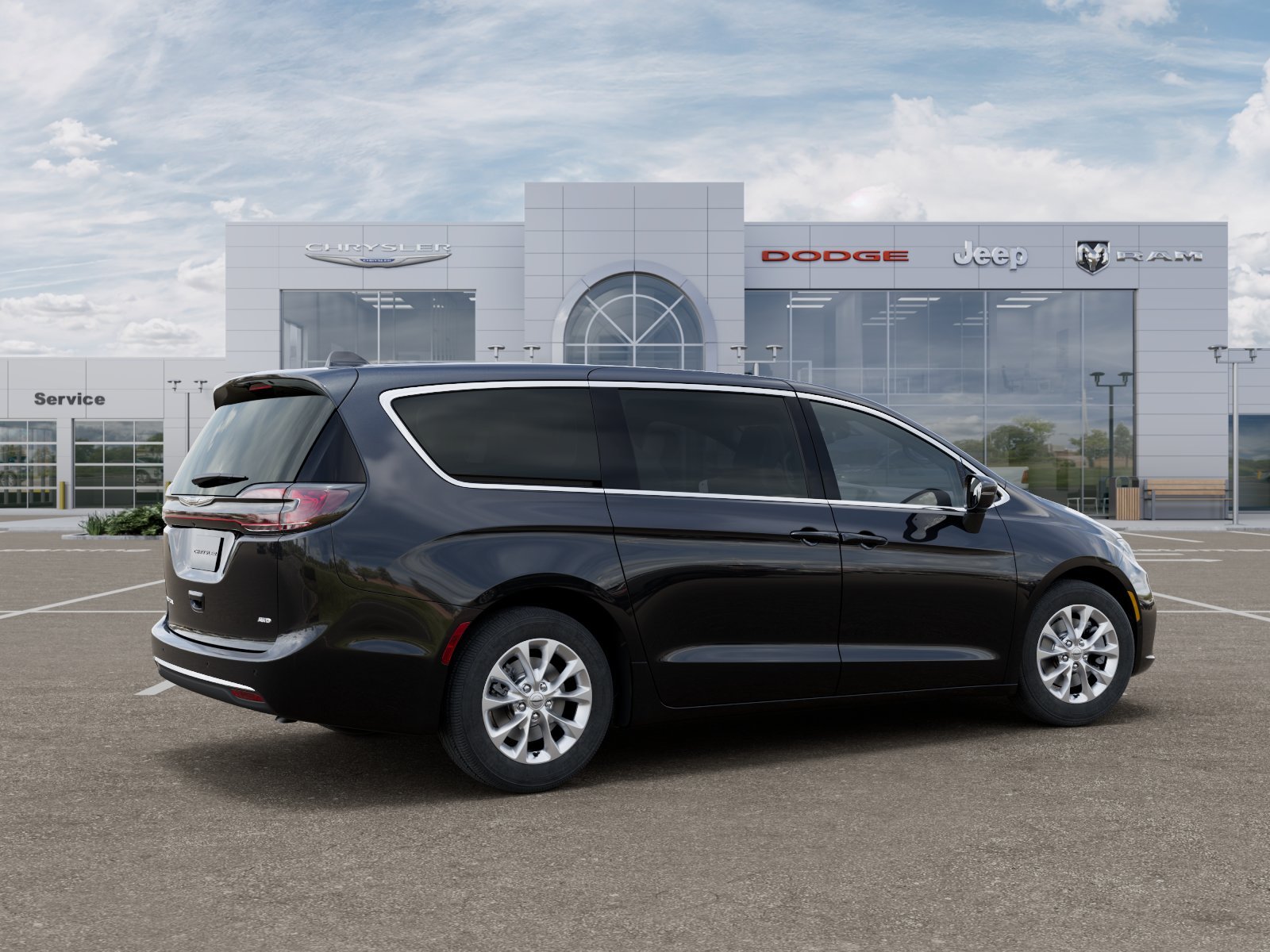 New 2026 Diamond Black Crystal Pearl-Coat Exterior Paint Chrysler Select image 32
