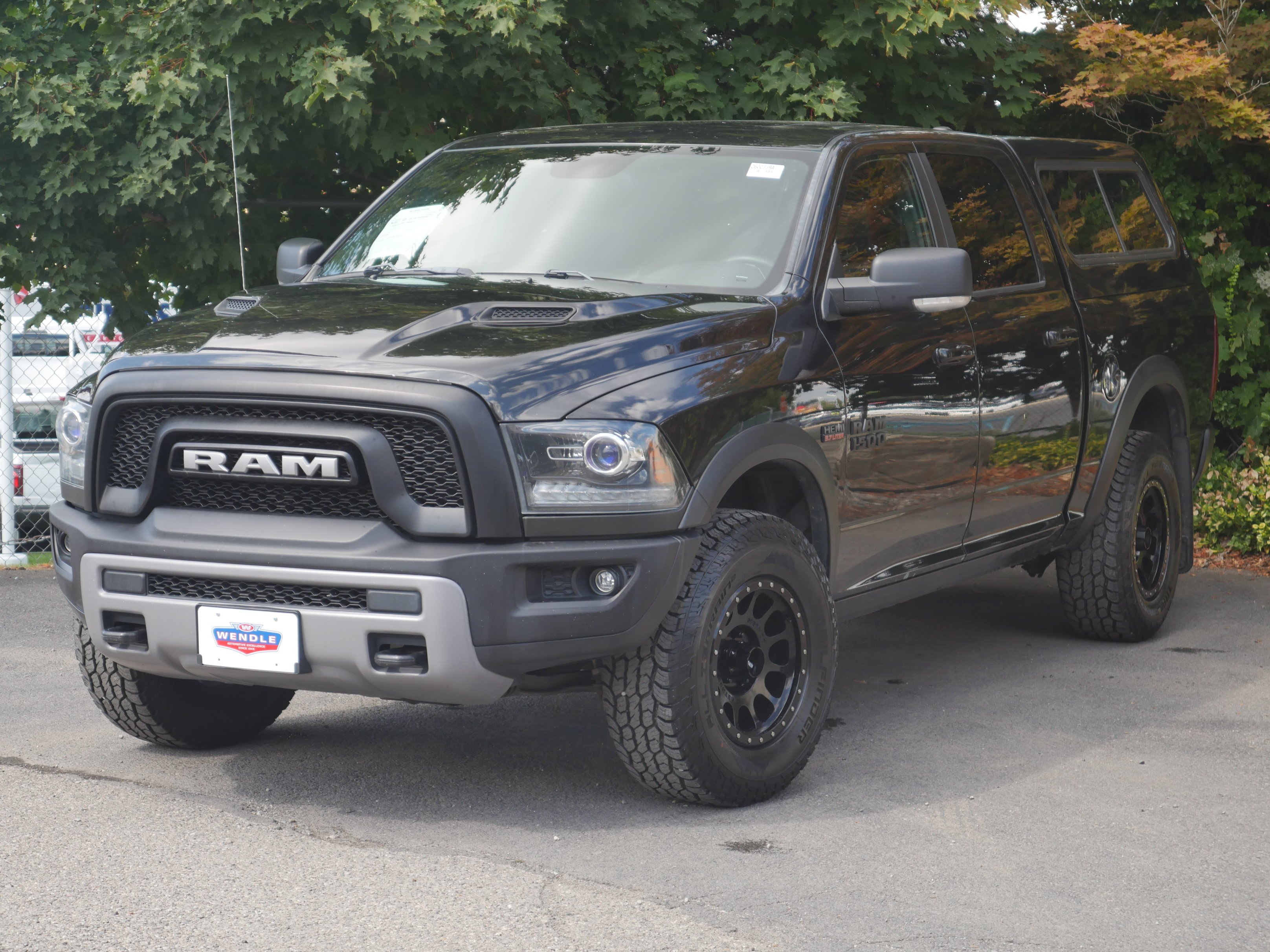 Used 2016 Brilliant Black Crystal Pearlcoat Ram Rebel image 2