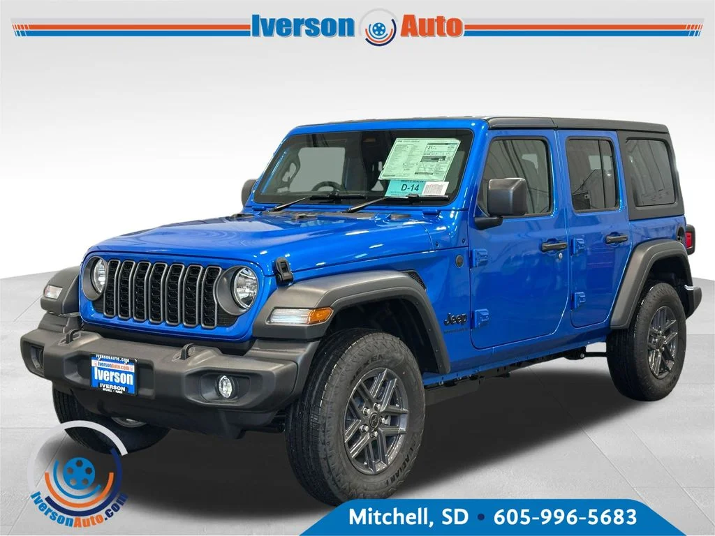 New 2026 Hydro Blue Pearlcoat Jeep Sport RHD image 2
