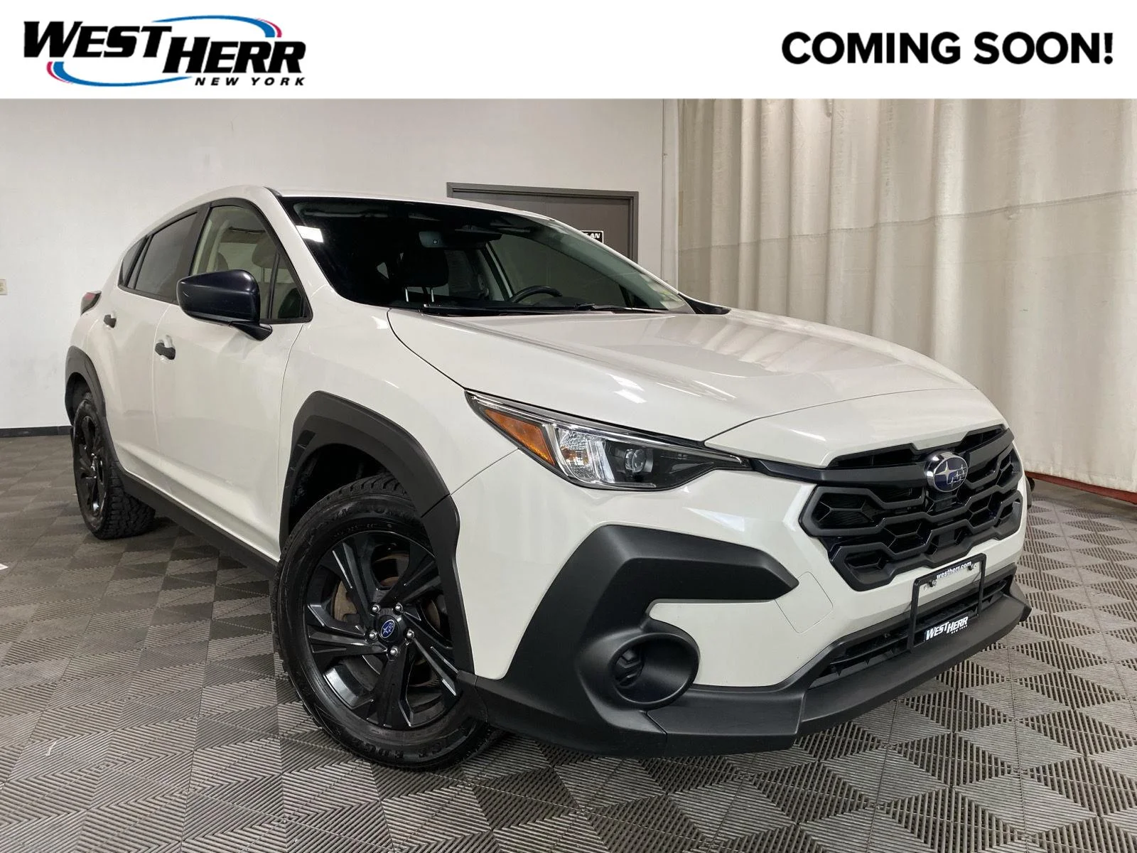 Used 2024 Crystal White Pearl Subaru Base image 1