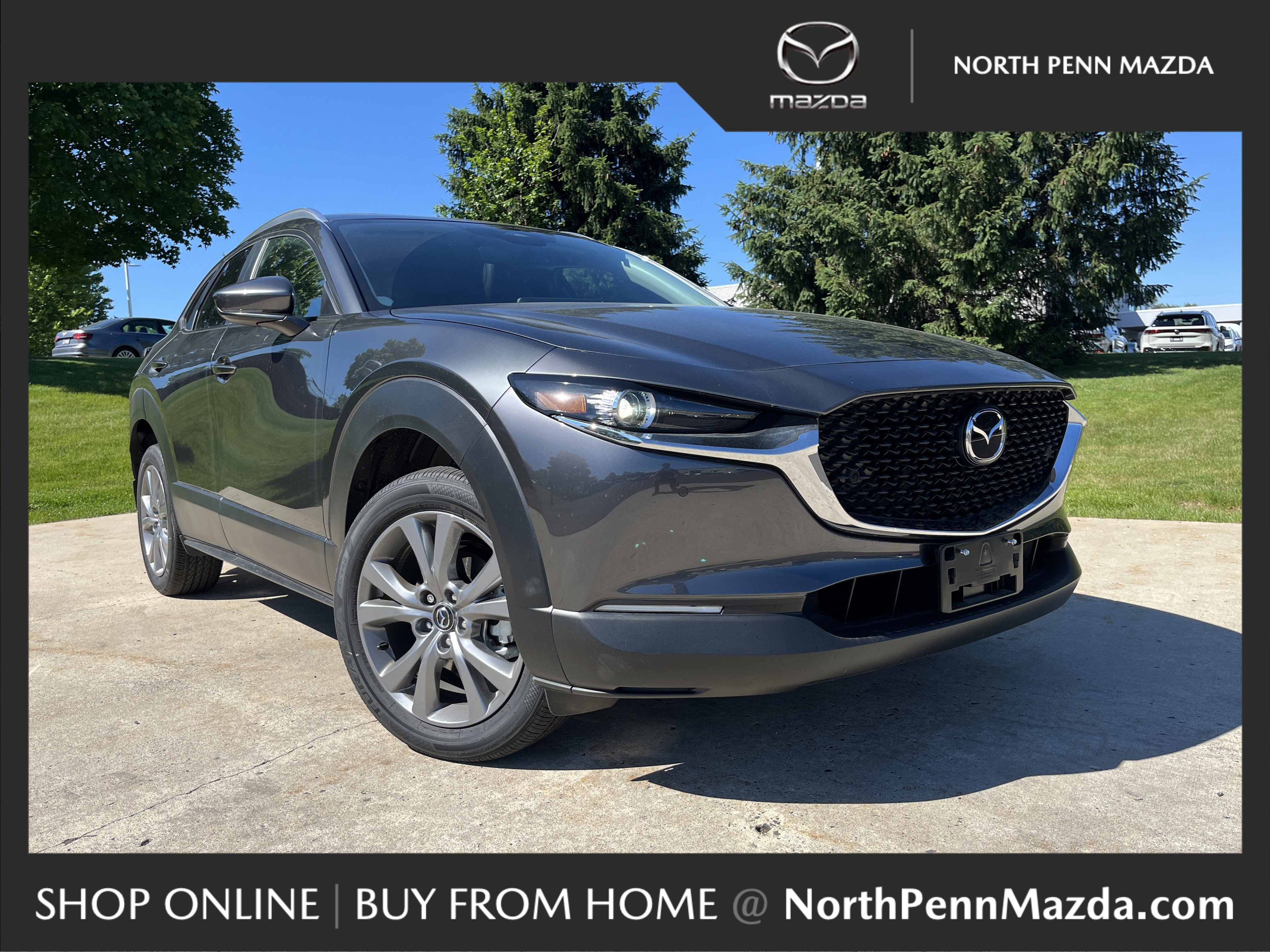 New 2026 Machine Gray Metallic Mazda 2.5 S Preferred AWD image 1