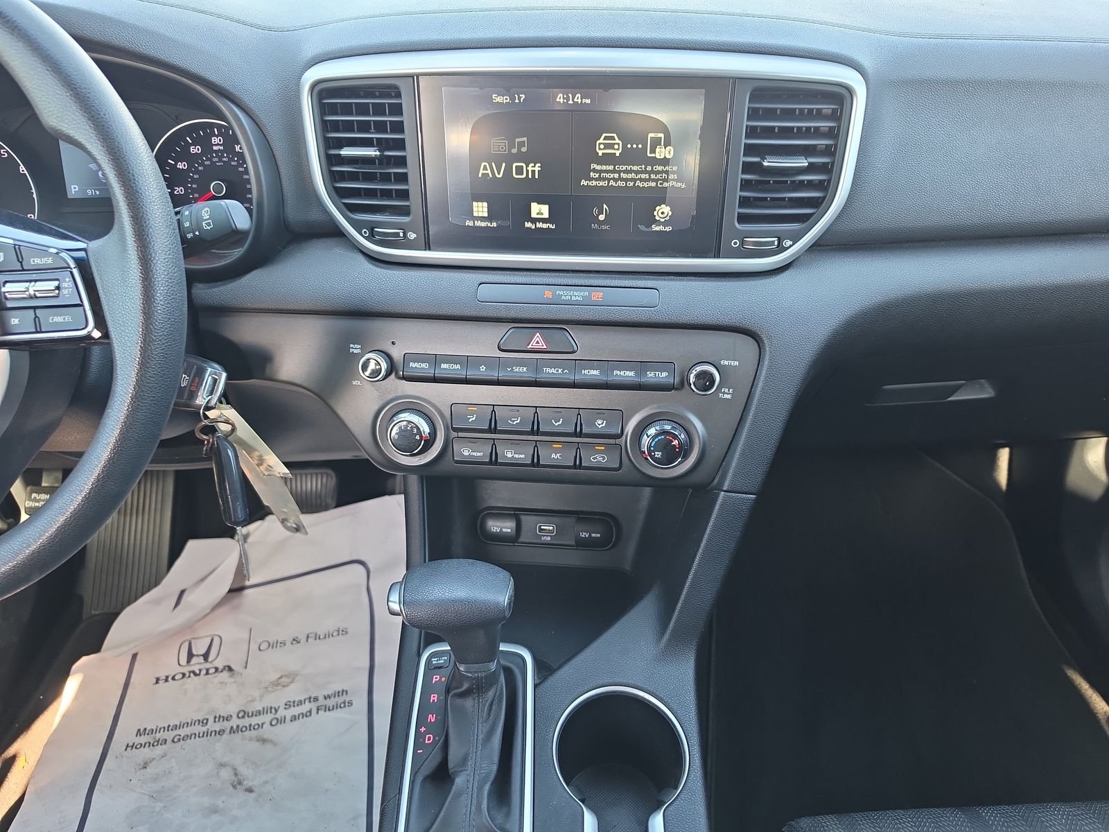 Used 2020 Red Kia LX image 10