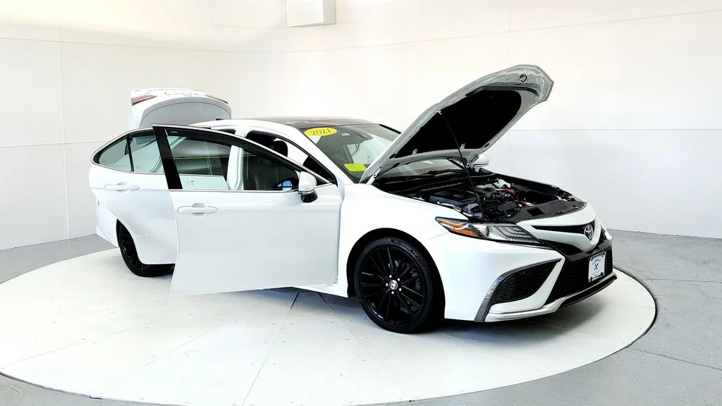 Certified Used 2021 Beige Toyota XSE image 12
