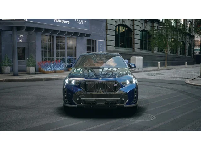 New 2027 Tanzanite Blue II Metallic BMW X6 M60i image 3