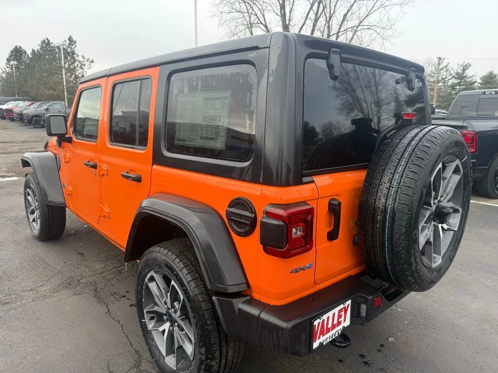 New 2025 Orange Jeep Sport S 4xe image 6