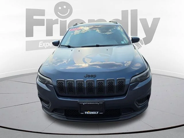 Used 2021 Blue Jeep Latitude image 2